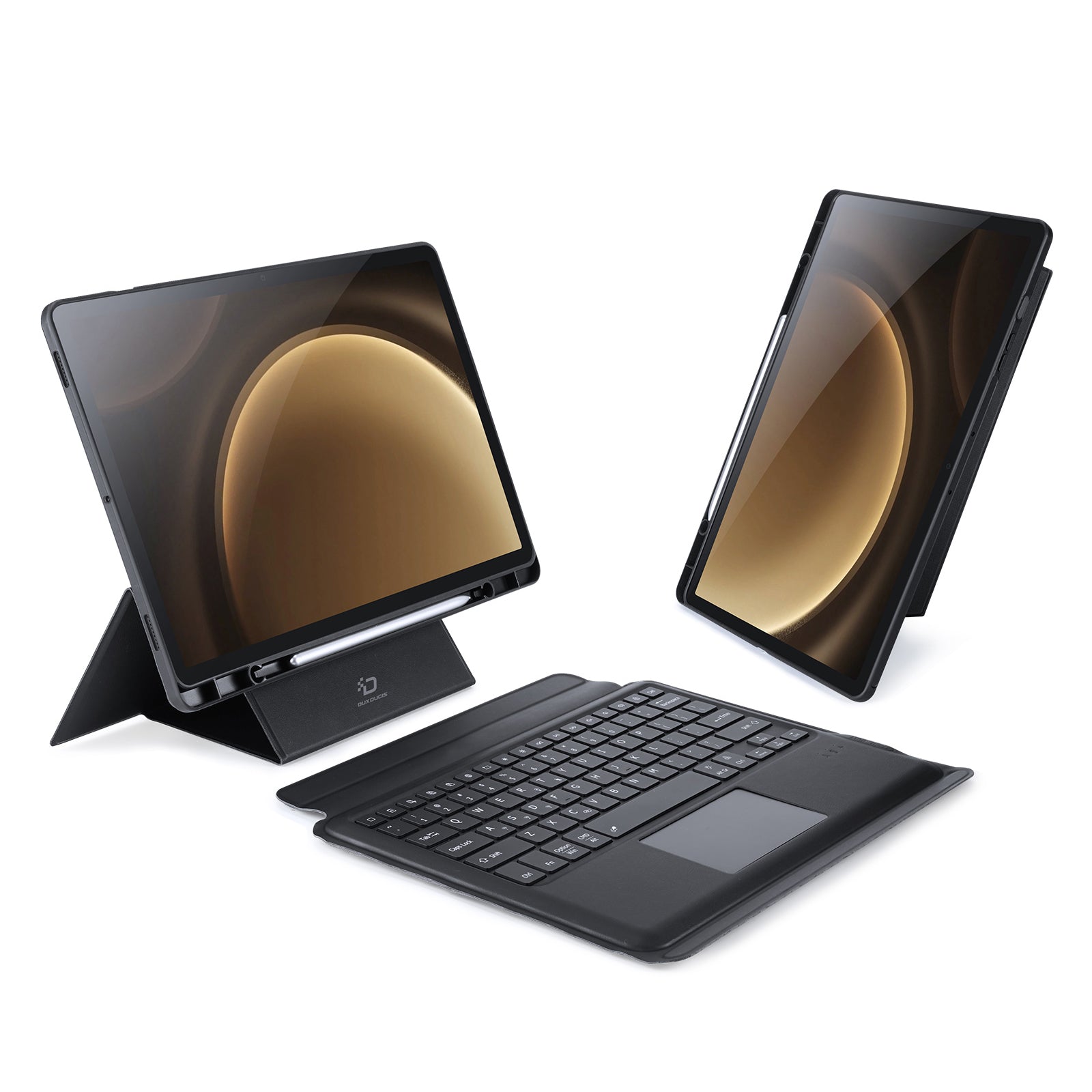 DUX DUCIS For Samsung Galaxy Tab S9 FE+ (SM-X610 / SM-X616B) Leather Case with Wireless Magnetic Detachable Keyboard DUX DUCIS For Samsung Galaxy Tab S9 FE+ (SM-X610 / SM-X616B) Leather Case with Wireless Magnetic Detachable Keyboard